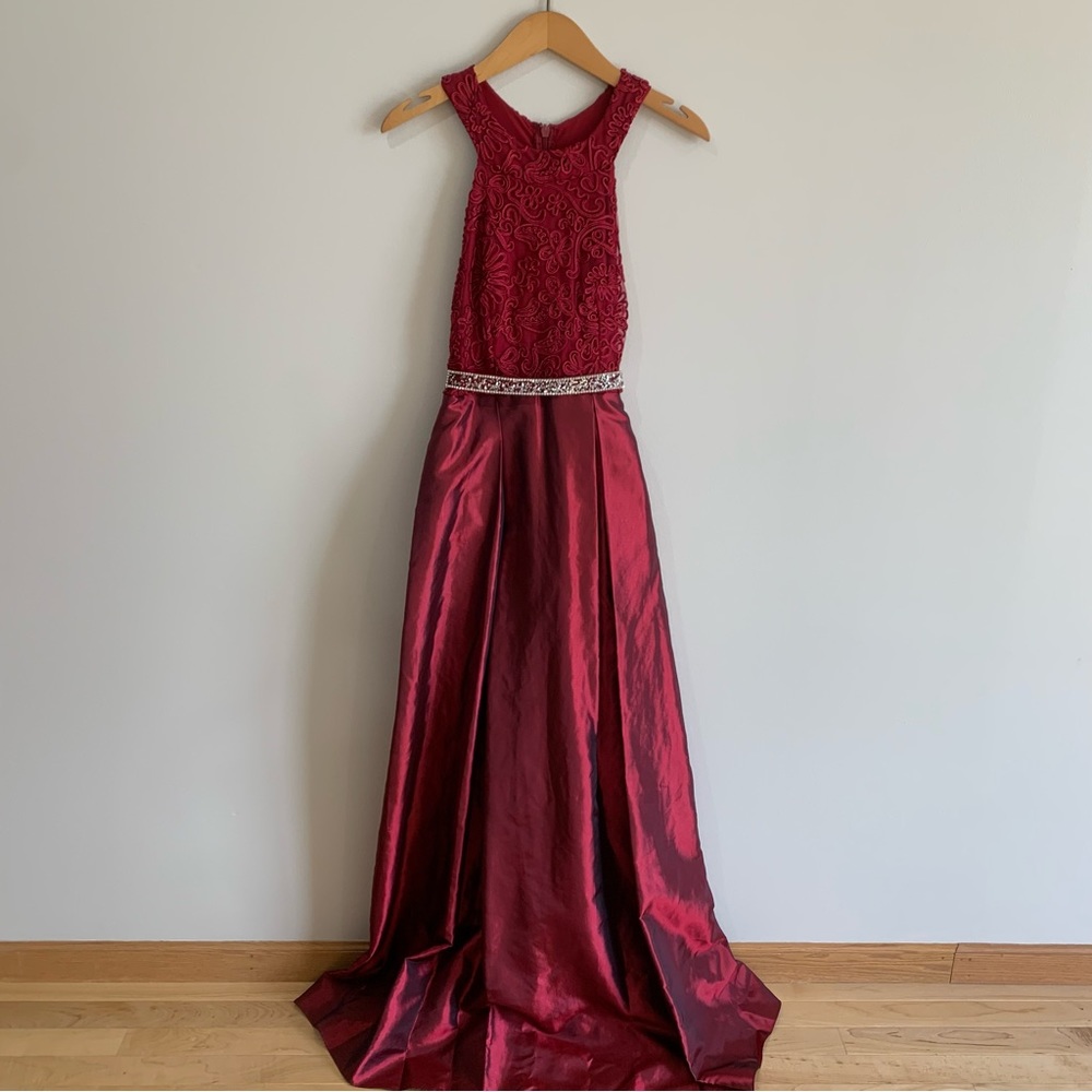 Miss Kim Halter Neck Formal Prom Gown *has pockets*